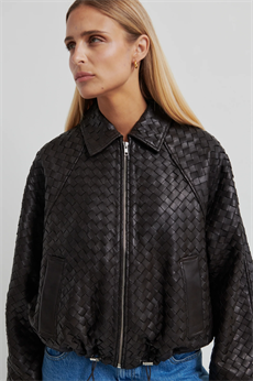 SECOND FEMALE LÆDERJAKKE, VERMONT LEATHER JACKET, CHOCOLATE TORT