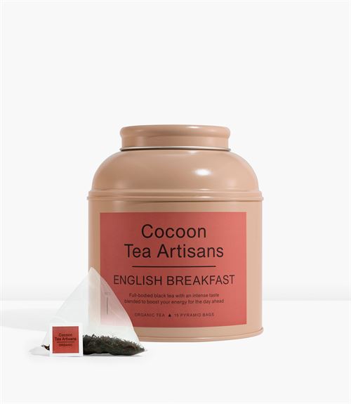 COCOON TEA ARTISANS, TIN CAN BIG ORGANIC ENGLISH BREAKFAST