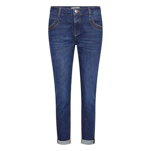 MOS MOSH JEANS, MMCARLA NAOMI BRAN JEANS, DARK BLUE WASHED