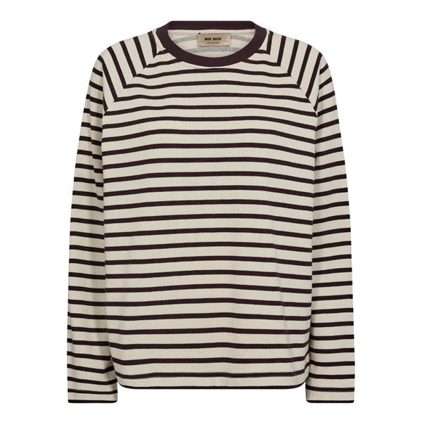 MOS MOSH SWEATSHIRT, MMLIDY O-LS SWEATSHIRT, FUDGE