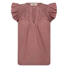 MOS MOSH BLUSE, MMWODA IZHA BLOUSE, COWHIDE