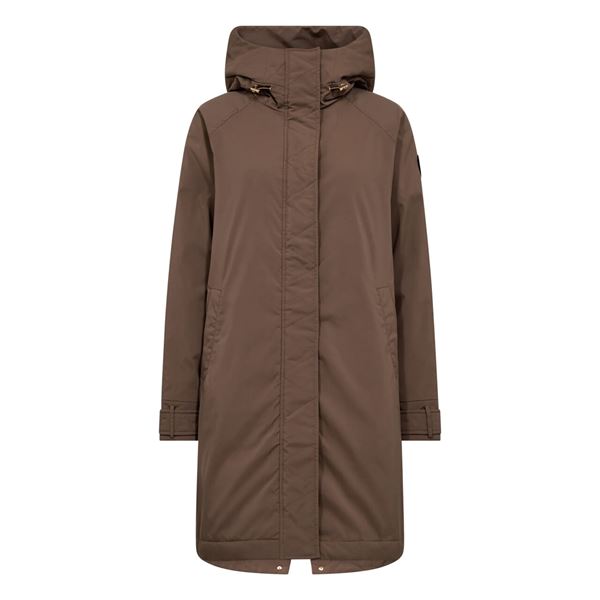 MOS MOSH JAKKE, MMCALI PARKA COAT, CHOCOLATE CHIP