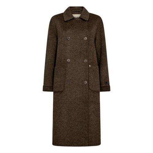 MOS MOSH FRAKKE, MMLUCCA BARKLEY WOOL, SLATE BLACK