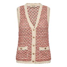 MOS MOSH VEST, MMMIAH KNIT VEST, EMBERGLOW