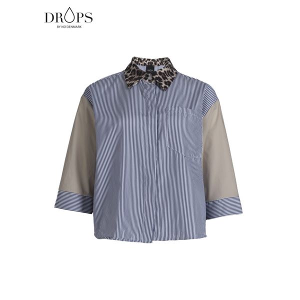NÜ DENMARK SKJORTE, ZEE SHIRTX, BLUE MIX