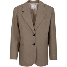 COSTER COPENHAGEN BLAZER, OVERSIZED CHECK BLAZER, BROWN CHECK