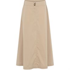 LA ROUGE NEDERDEL, VILMA SKIRT LONG, SAND