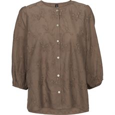 PREPAIR BLUSE, ALMA BLOUSE, MUSHROOM