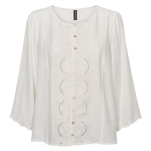 PREPAIR BLUSE, LOLA BLOUSE, WHITE