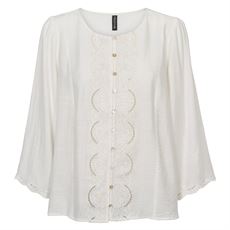 PREPAIR BLUSE, LOLA BLOUSE, WHITE
