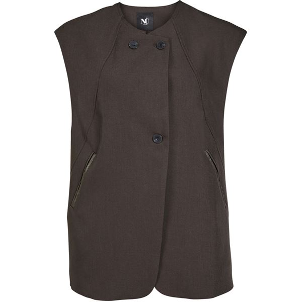 NÜ DENMARK VEST, AMALIE VEST, BROWN