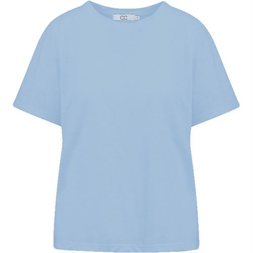 CC HEART ❤️ T-SHIRT, BASIS REGULAR T-SHIRT, POWDER BLUE
