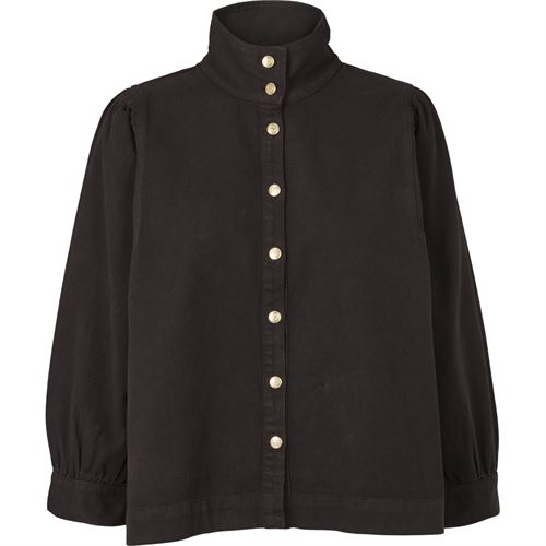 PREPAIR BLUSE, FIGGA BLOUSE, COFFEE