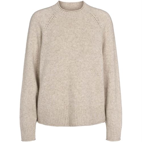 ESMÉ STUDIOS STRIK, ESELIDA RAGLAN KNIT, SAND MELANGE