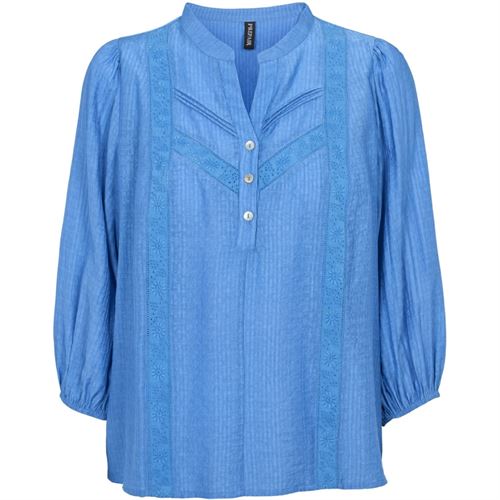 PREPAIR BLUSE, SERENA BLOUSE, BLUE