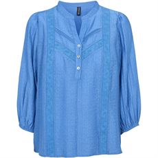 PREPAIR BLUSE, SERENA BLOUSE, BLUE