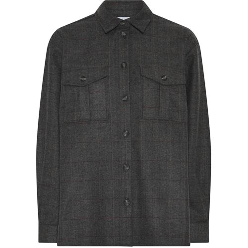 LA ROUGE SKJORTE, CHECKI SHIRT, BROWN