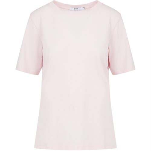 CC HEART ❤️ T-SHIRT, BASIS REGULAR T-SHIRT, DAISY PINK