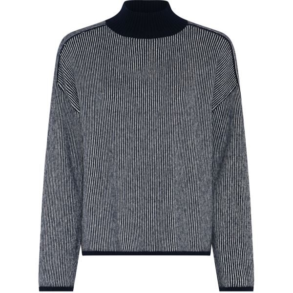 LA ROUGE STRIK, SISSE STRIPE KNIT, NAVY/OFFWHITE