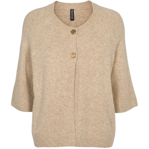 PREPAIR CARDIGAN, NAOMI KNIT CARDIGAN, SAND