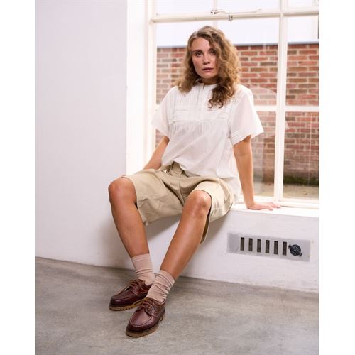 LA ROUGE BLUSE, MUSSE BLOUSE, WHITE
