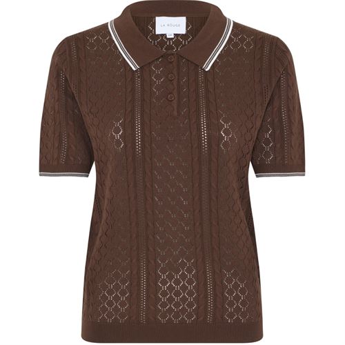 LA ROUGE POLO, ALMA POLO, BROWN