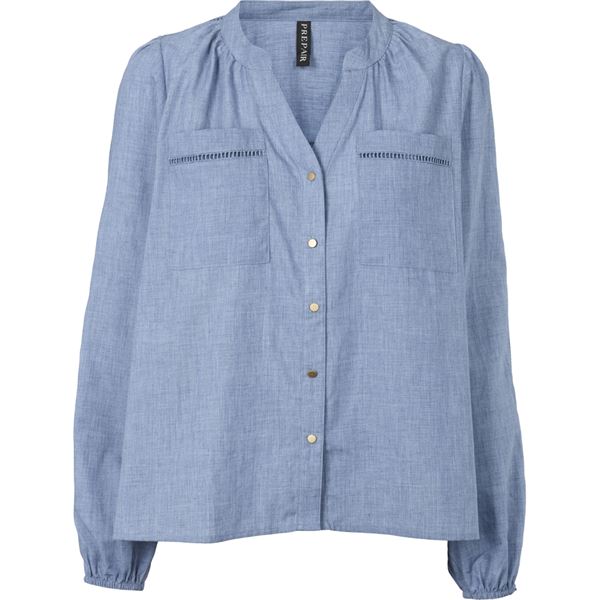 PREPAIR BLUSE, AURORA BLOUSE, BLUE