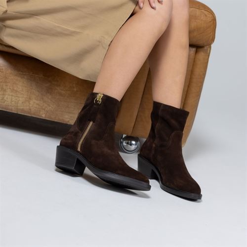COPENHAGEN SHOES ANKELSTØVLER, THE SOUND S., DARK BROWN