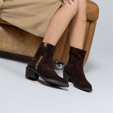 COPENHAGEN SHOES ANKELSTØVLER, THE SOUND S., DARK BROWN