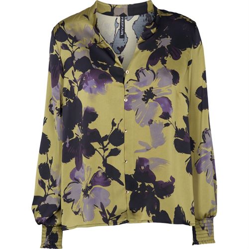 PREPAIR SKJORTE, IRISH BLOUSE, GREEN