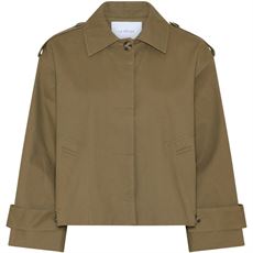 LA ROUGE TRENCHCOAT, DANIELLA TRENCHCOAT SHORT, KHAKI