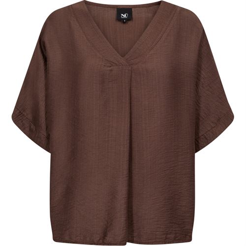 NÜ DENMARK BLUSE, CINDA BLOUSE, BROWN