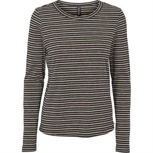 PREPAIR T-SHIRT, BEATRICE T-SHIRT, BROWN MELANGE