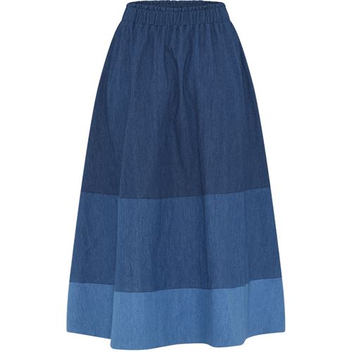 LA ROUGE NEDERDEL, VITA SKIRT, DENIM
