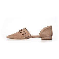 COPENHAGEN SHOES BALLERINA, NEW ROMANCE, DARK BEIGE