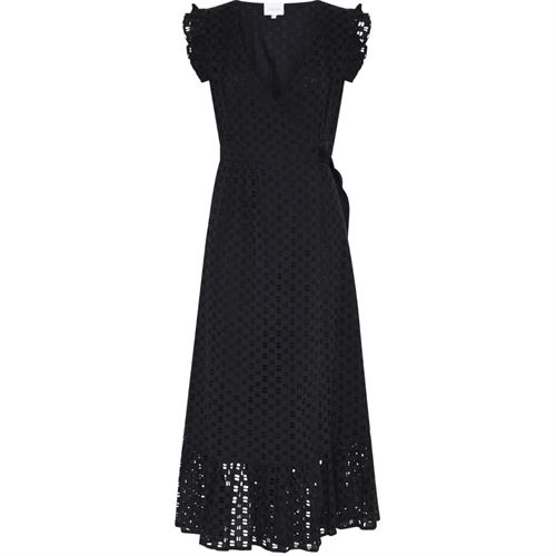 LA ROUGE KJOLE, STINE DRESS, BLACK