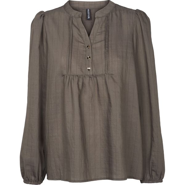 PREPAIR BLUSE, CAMILLA BLOUSE, MOLE BROWN