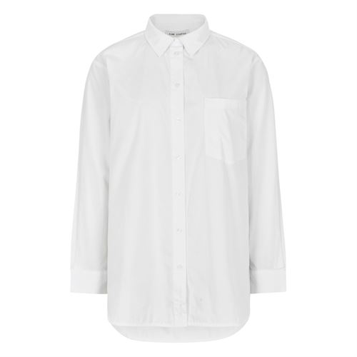 ESMÉ STUDIOS SKJORTE, ESRUSSO SHIRT, WHITE