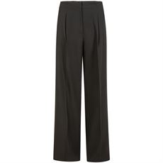 COSTER COPENHAGEN BUKSER, WIDE SUIT PANTS, SILLE FIT, BLACK