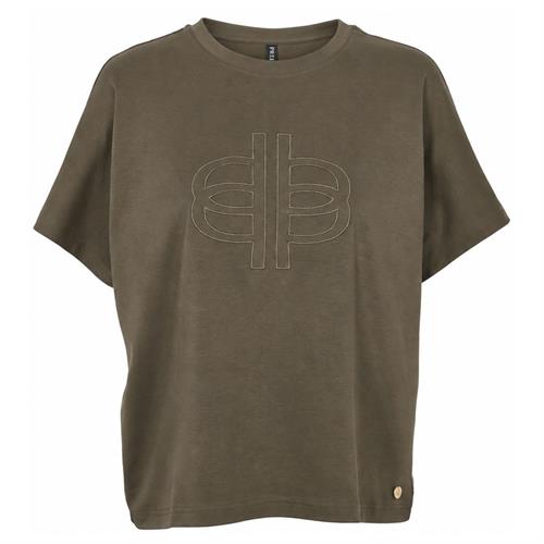 PREPAIR T-SHIRT, ALBA T-SHIRT, BROWN