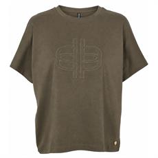 PREPAIR T-SHIRT, ALBA T-SHIRT, BROWN