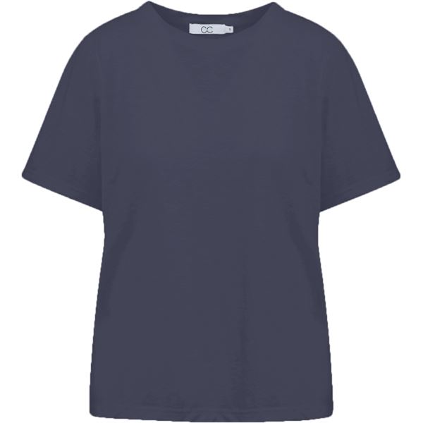 CC HEART ❤️ T-SHIRT, BASIS REGULAR T-SHIRT, NIGHT SKY BLUE