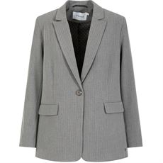 COSTER COPENHAGEN BLAZER, AFSLAPPET BLAZER, MIS GREY PIN STRIPE