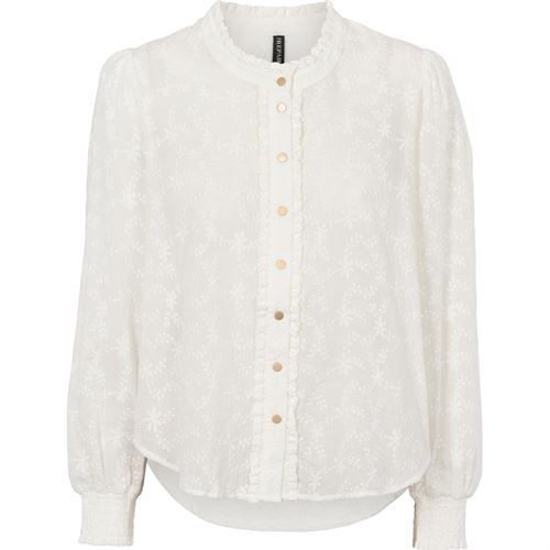 PREPAIR SKJORTE, DANIA BLOUSE, OFF WHITE