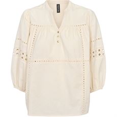 PREPAIR BLUSE, SIGGA BLOUSE, OFF WHITE