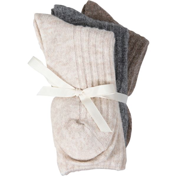 CC HEART ❤️ COZY ULDSOKKER, MELANGE MIX