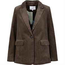 COSTER COPENHAGEN BLAZER, FLØJLSBLAZER, DOVE GREY