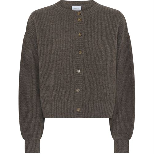 LA ROUGE CARDIGAN, SISSE CARDIGAN, BROWN MELANGE