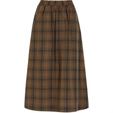 CC HEART ❤️ NEDERDEL, ALIA LONG SKIRT, GOLDEN BROWN