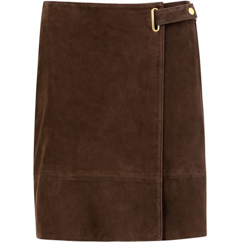 COSTER COPENHAGEN NEDERDEL, SUEDE NEDERDEL, WARM BROWN